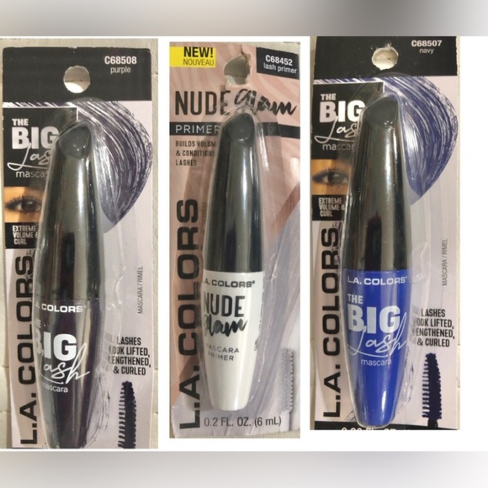 3piece Mascara‎ & lash primer bundle - purple, navy and lash primer new